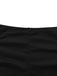 Close-up of a black fabric texture on a white background