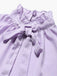 [Prévente] Blouse Lavande à Col Lavallière et Manches Longues Années 1950 - 7