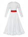 Robe blanche inspirée de la poupée Annabelle des années 1940
