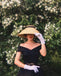 Robe Swing Vintage Année 50 Solide Epaule Nu Soirée Cocktail