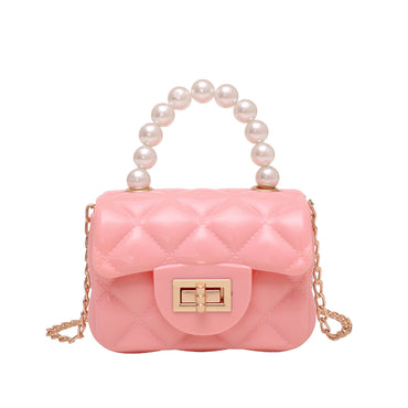 Sac à Main Carré avec Perles
