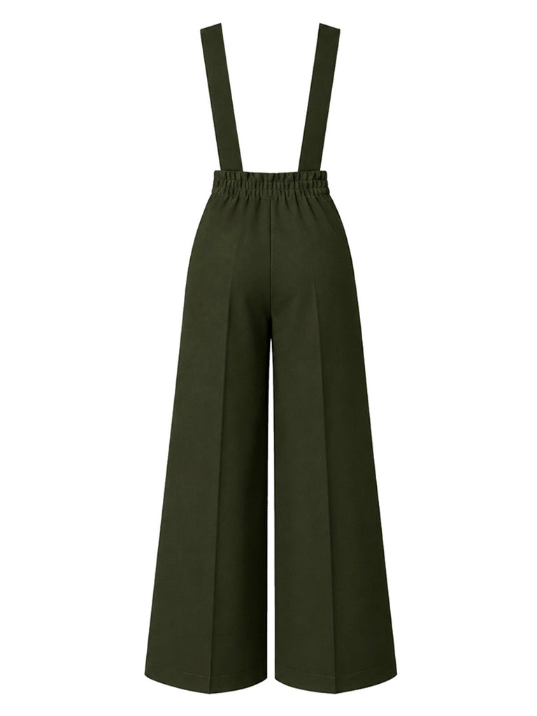 [Prévente] Ensemble 2 pièces chemise à imprimé floral et salopette Années 1960 - 8