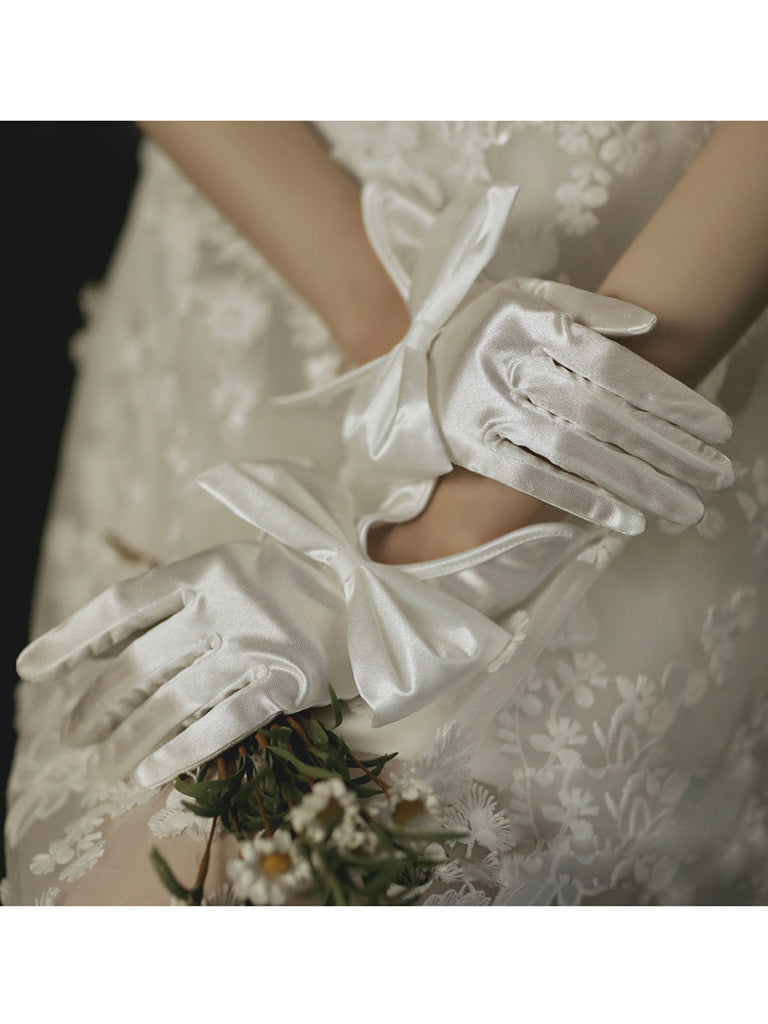 Gants Divisés avec Nœud Papillon 5