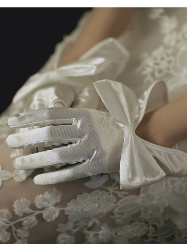 Gants Divisés avec Nœud Papillon 4