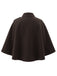 Manteau cape asymétrique à boutons sur l’épaule Années 1970 - 4