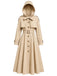 [Prévente] Robe Kaki à Effet Deux Pièces, Capuche et Ceinture à Nœud Années 1950 - 2