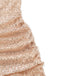 Robe moulante à sequins, col V, dos nu et fronces Années 1960 - 6