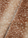 Veste courte marron en fausse fourrure à imprimé cerfs Années 1950 - 4