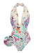 Maillot de bain une pièce à licou papillon