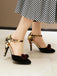 Chaussures Rétro à Talons Hauts et Bout Pointu