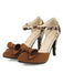 Chaussures Rétro à Talons Hauts et Bout Pointu