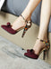 Chaussures Rétro à Talons Hauts et Bout Pointu