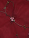 Robe Vintage Année 50 Floral En Dentelle Bordeaux Soirée Cocktail Pin Up