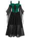 [Grande Taille] Robe d'Halloween à épaules dénudées des années 1950