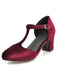 Chaussures Rétro à Talons Hauts Mary Jane avec Bride en T