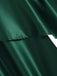 Robe trapèze Hi-Lo vert foncé des années 1950