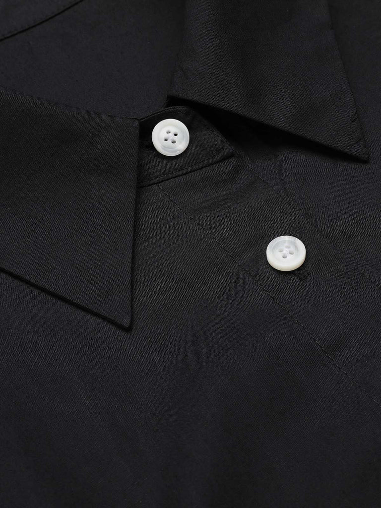 [Grande Taille] Robe patchwork papillon noire des années 1950 Cocktail