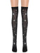 Chaussettes hautes noires d'Halloween des années 1950
