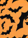 Robe d'Halloween à Taille Empire Chauve-Souris Gothique