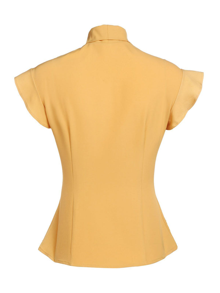 2PCS Années 50 Blouse Top & Pantalon à Bretelles
